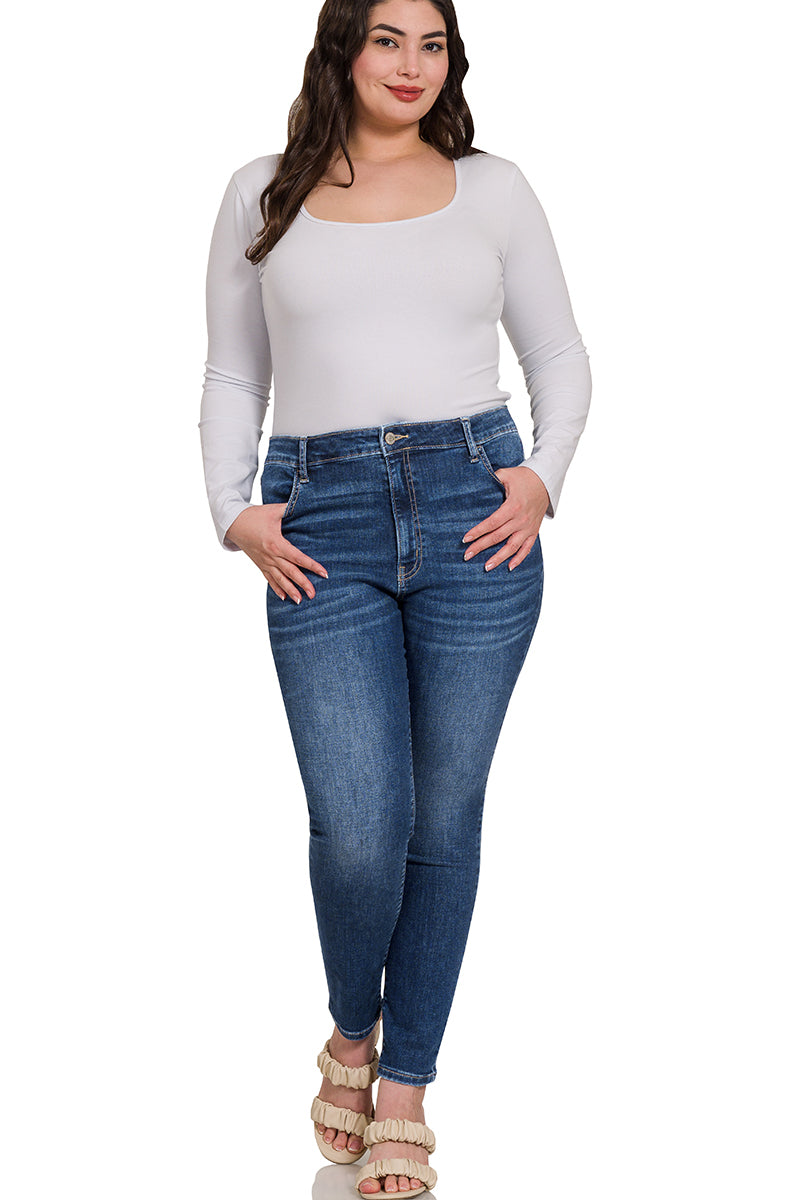 Curvy Zenana skinny jeans