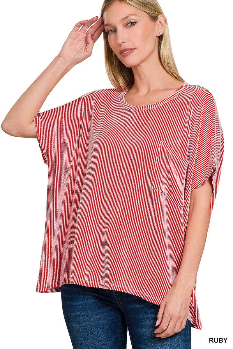 Zenana striped top