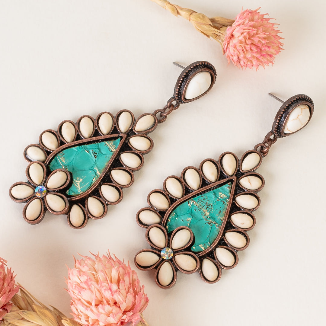 Squash blossom earrings
