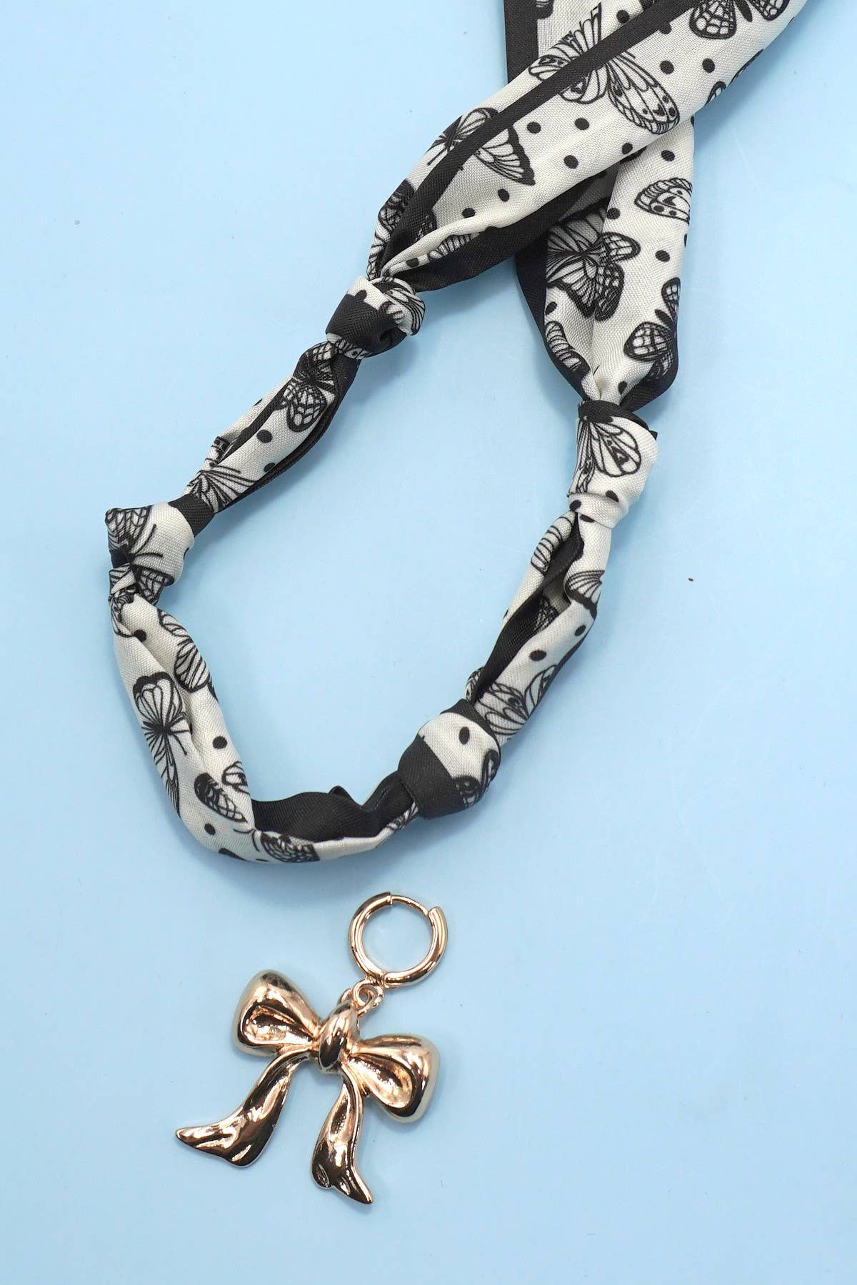 Handcrafted Scarf Interchangeable Charm Necklace | 80N92095