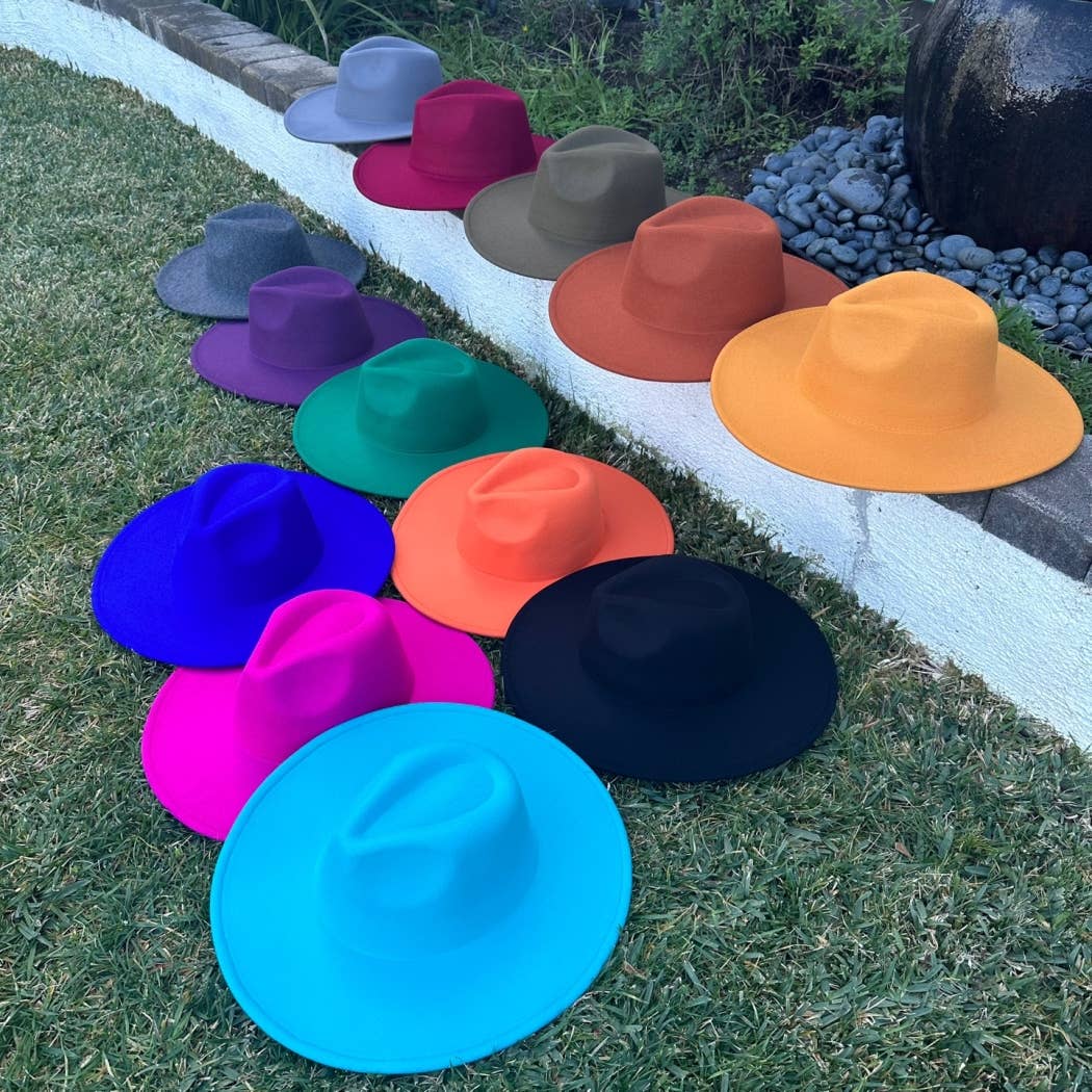 Classic Wide Brim Felt Hat
