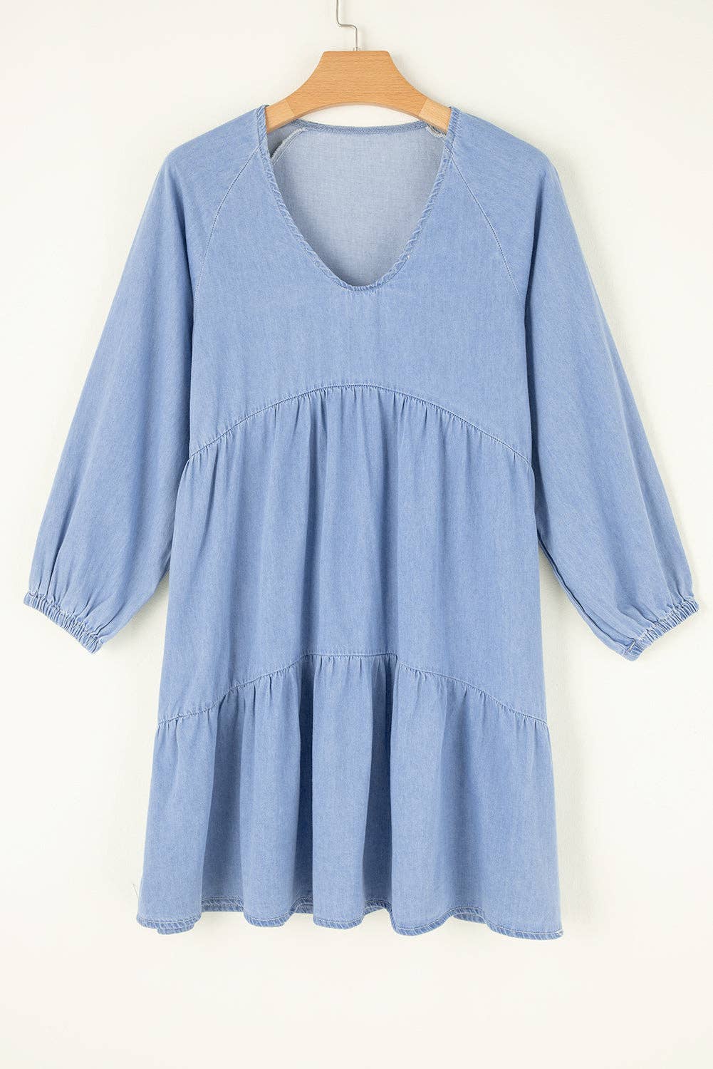 Denim Puff Sleeve dress