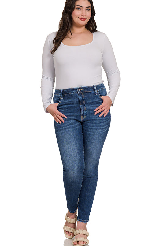 Curvy Zenana skinny jeans