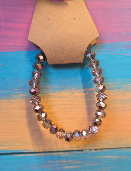 Crystal rose gold bracelet