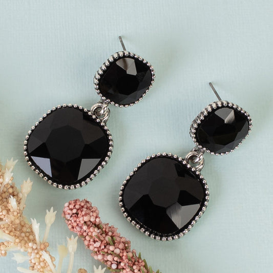 Crystal drop earrings