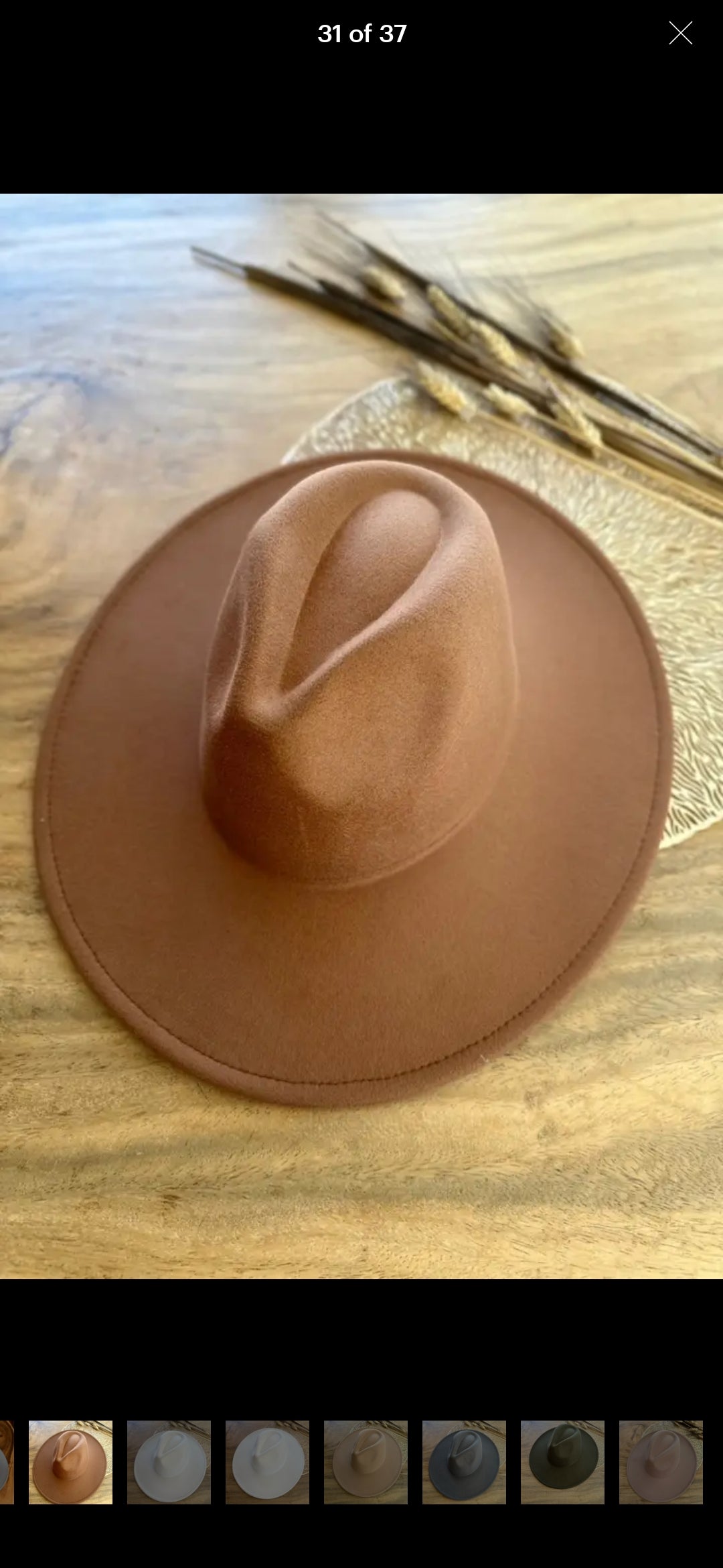 Classic Wide Brim Felt Hat